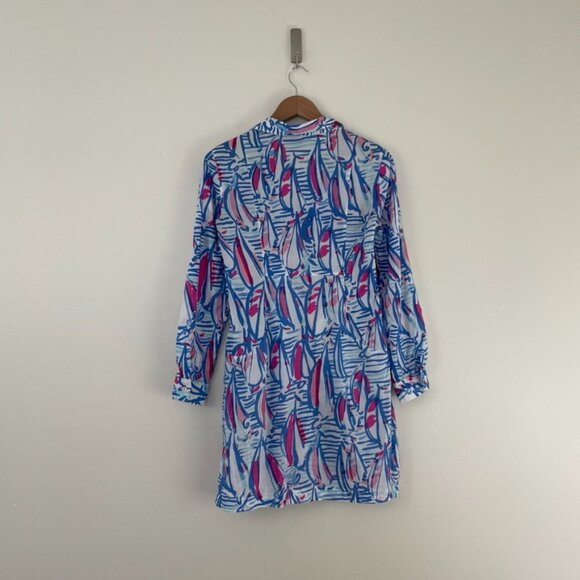 Lilly Pulitzer Sanibel Tunic Dress Red Right Return Size Small - Picture 2 of 7